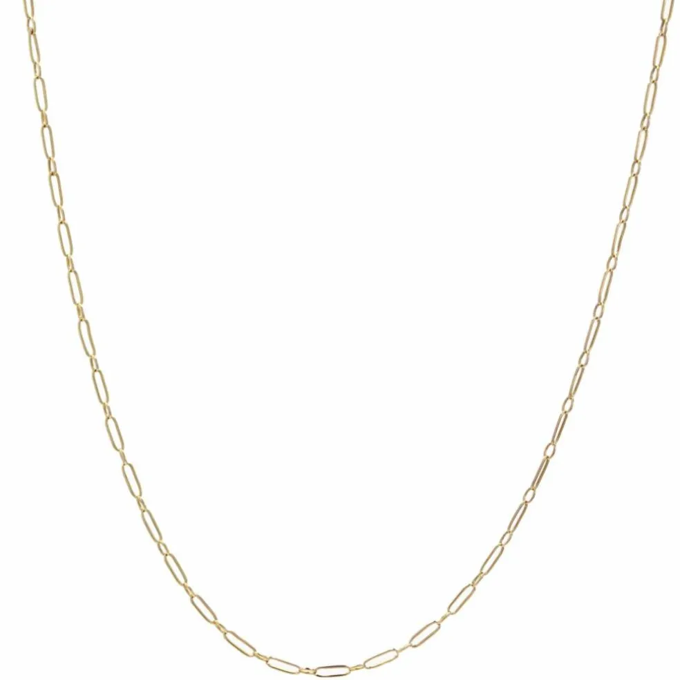 Chaine or jaune maille agrafe