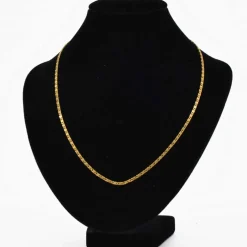 Chaine or jaune maille agrafe