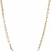 Chaine or jaune maille forçat