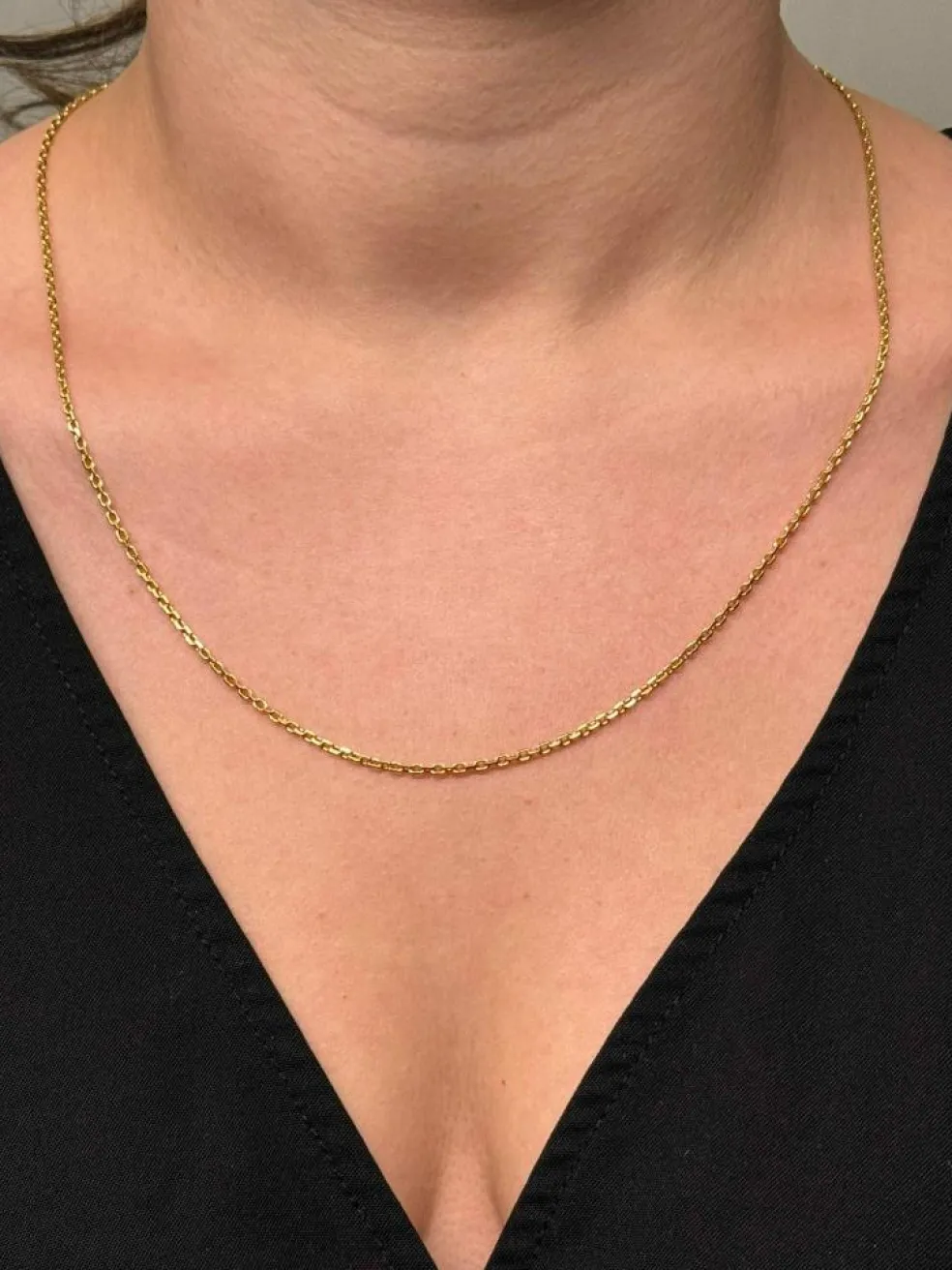 Chaine Or jaune Maille Forçat