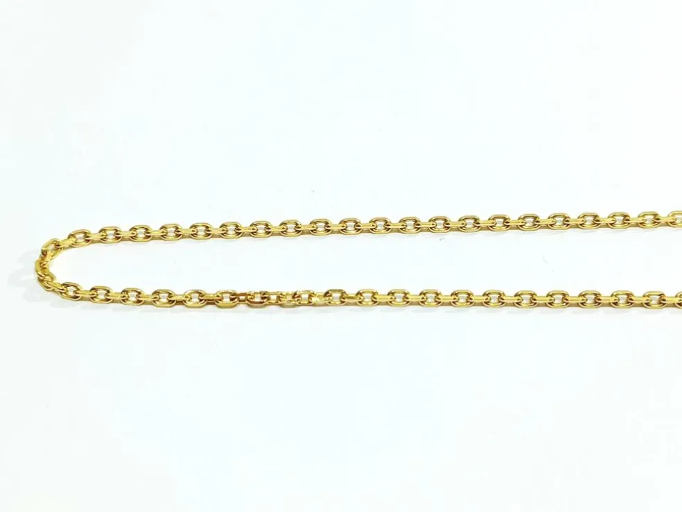 Chaine Or jaune Maille Forçat