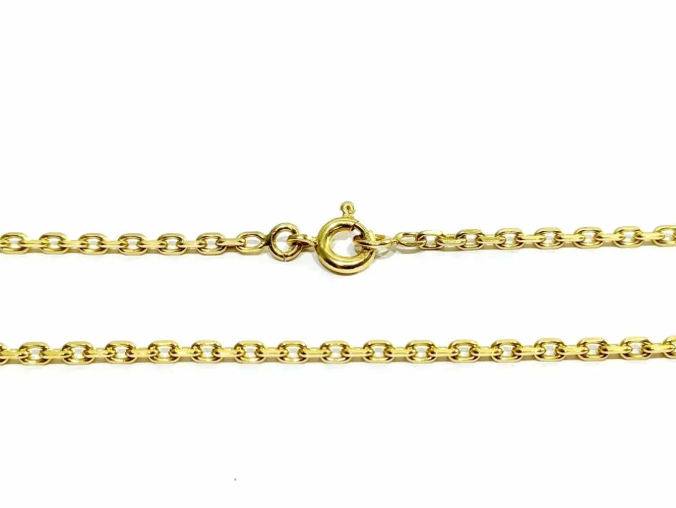 Chaine Or jaune Maille Forçat
