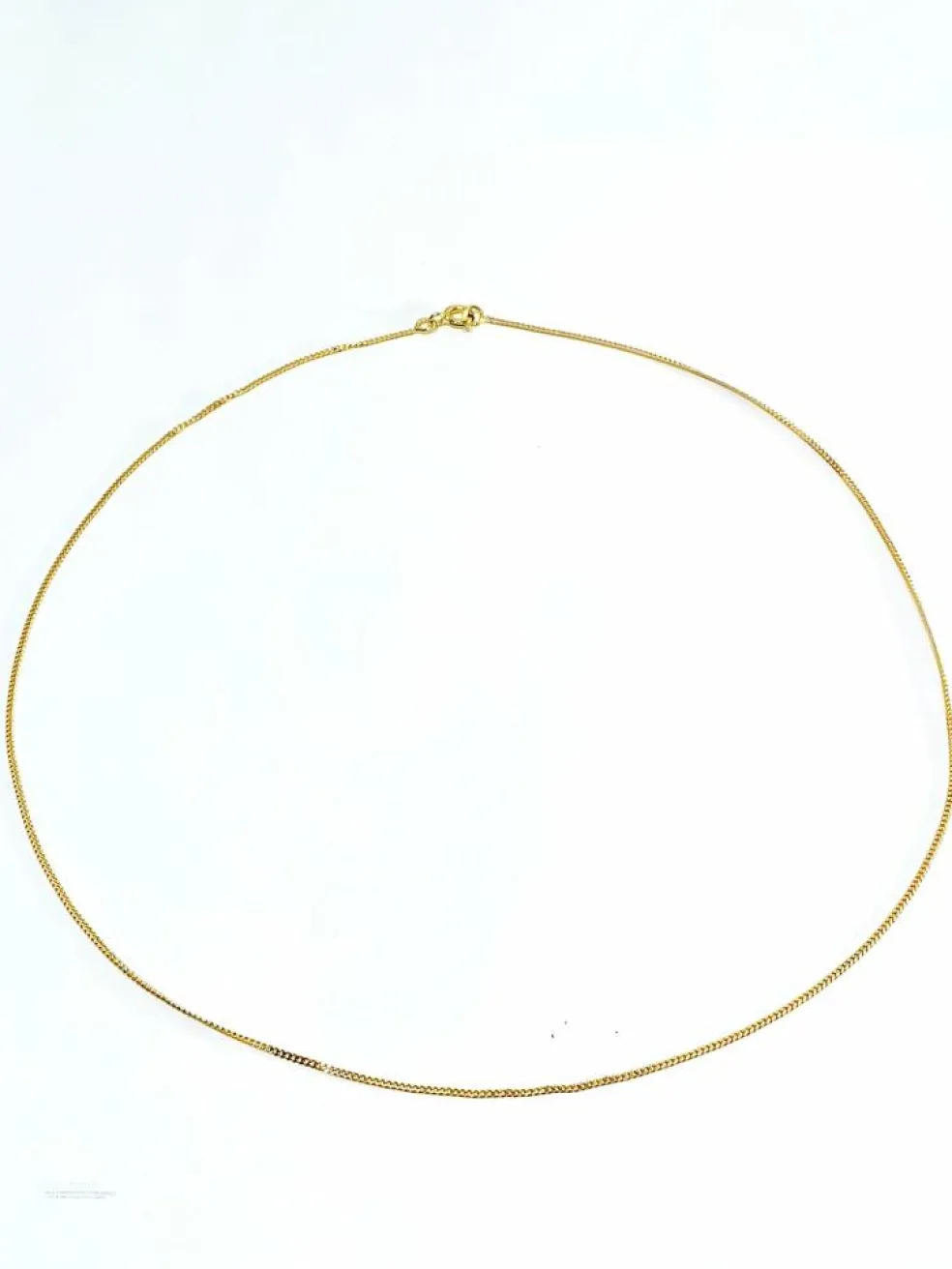 Chaine Or jaune Maille Gourmette