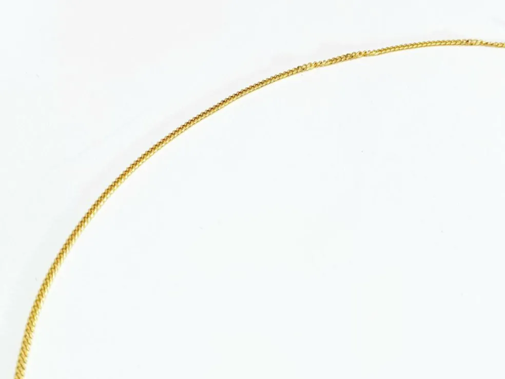 Chaine Or jaune Maille Gourmette