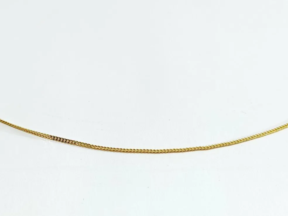 Chaine Or jaune Maille Gourmette