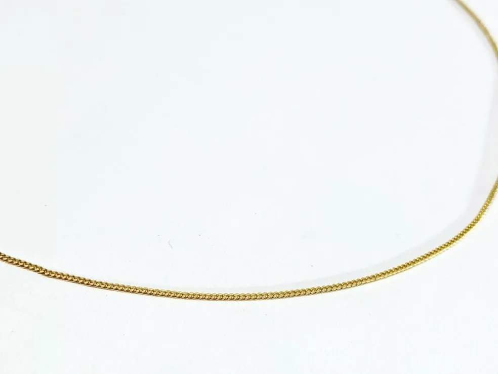 Chaine Or jaune Maille Gourmette