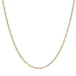 Chaine or jaune maille grain d'avoine