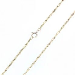 Chaine or jaune maille grain d'avoine