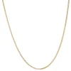 Chaine or jaune maille jaseron double ancienne