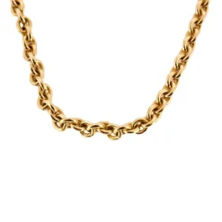 Chaine or jaune maille jaseron