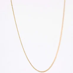 Chaine or jaune maille jaseron double ancienne
