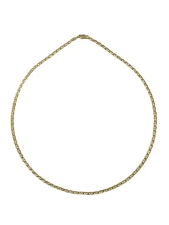 Chaine Or Jaune Maille Marine