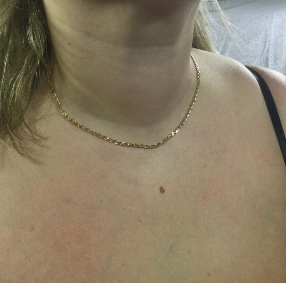 Chaine Or Jaune Maille Marine