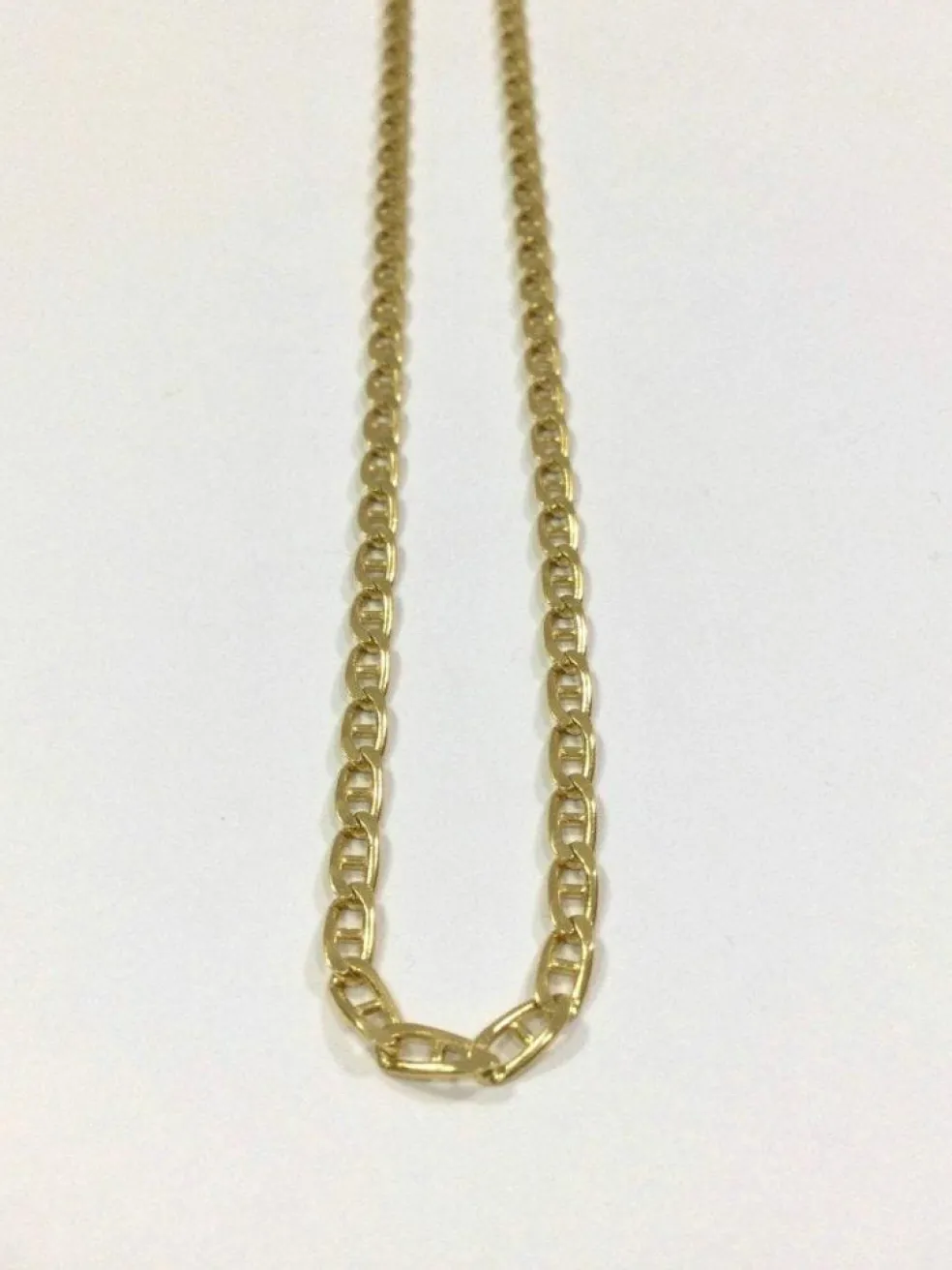 Chaine Or Jaune Maille Marine