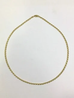 Chaine Or Jaune Maille Marine