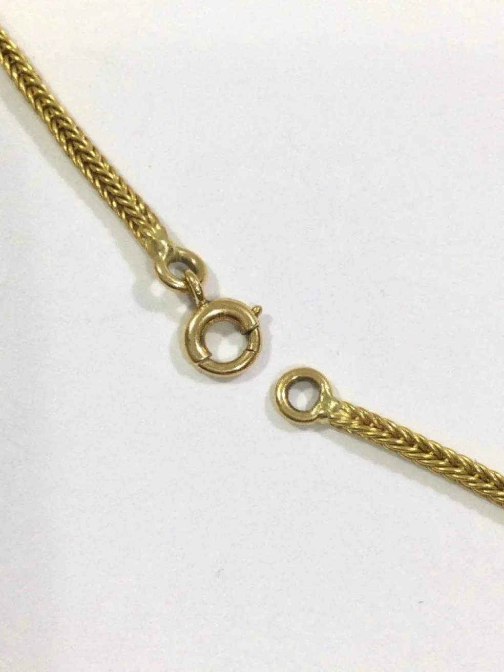 Chaine Or Jaune Maille Palmier