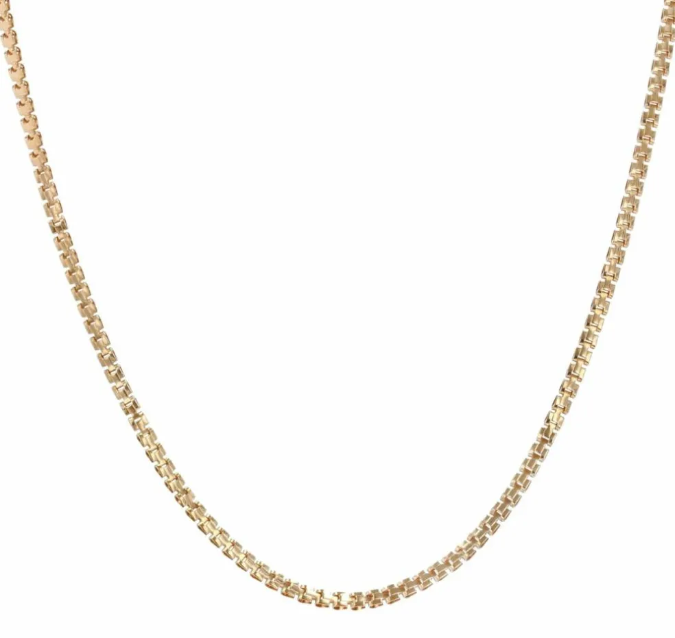 Chaine or jaune maille Y ancienne