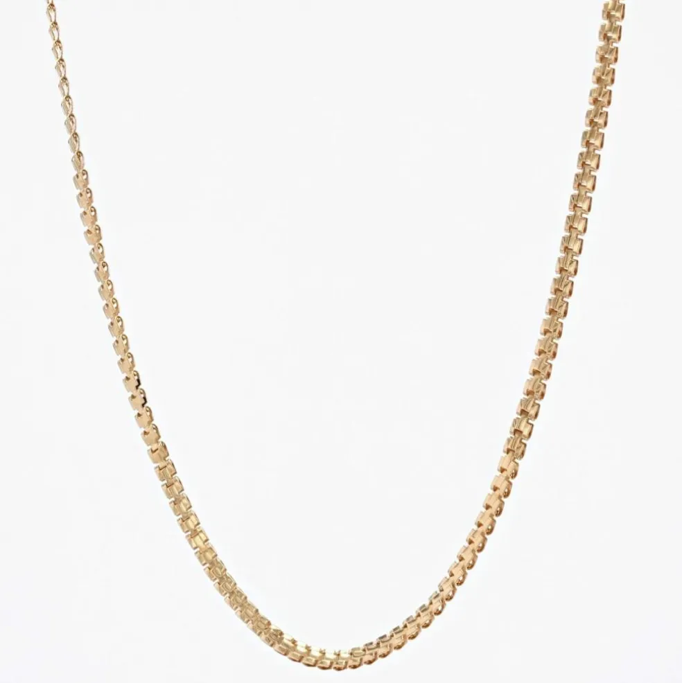 Chaine or jaune maille Y ancienne