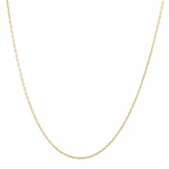Chaine or maille forçat limée
