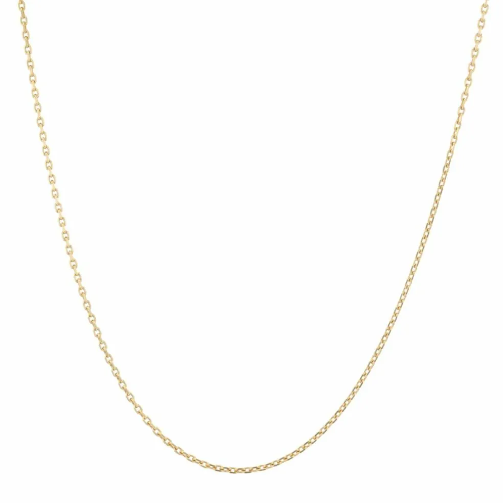 Chaine or maille forçat limée