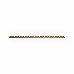 Chaine or maille gourmette 56 cm