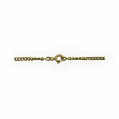 Chaine or maille gourmette 56 cm