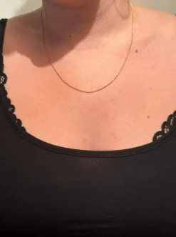 Chaine or rose Maille Gourmette
