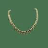 Chaine palmier or jaune