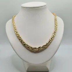 Chaine palmier or jaune