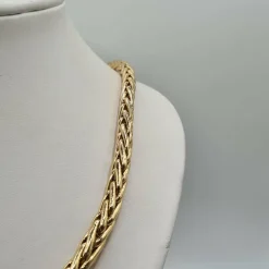 Chaine palmier or jaune