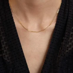 CHAINE VINTAGE JOULA OR