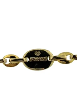 Chaîne collier Baraka en or jaune et blanc