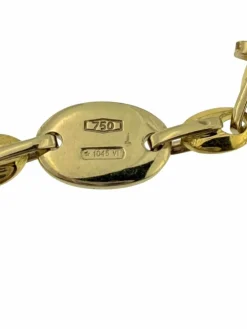 Chaîne collier Baraka en or jaune et blanc