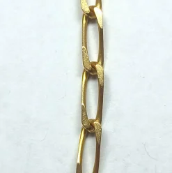 Chaîne en or jaune, maille cheval