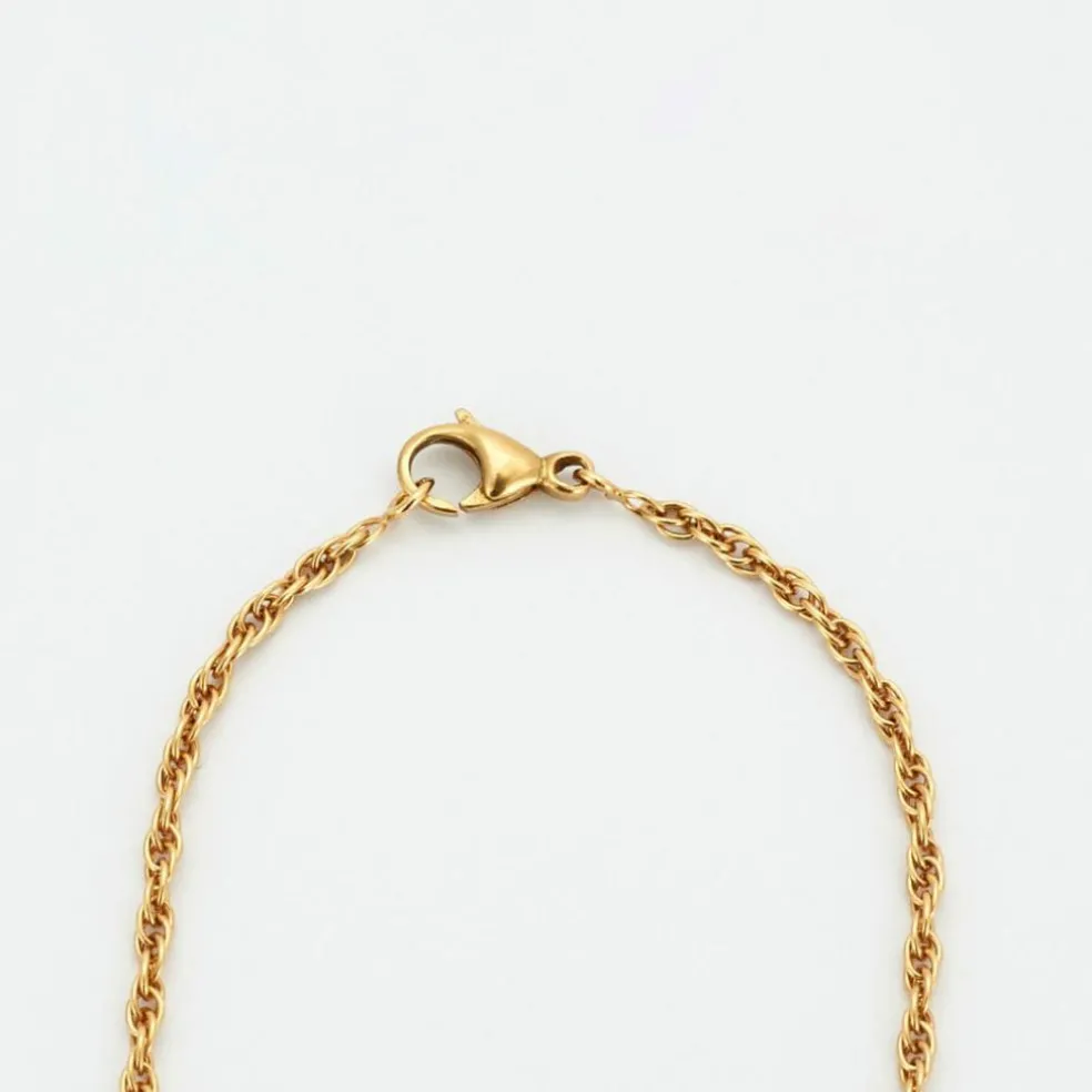 Chaîne et pendentif en or jaune, perle de culture de Tahiti.