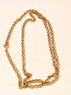 Chaîne maille ancienne en or 18k