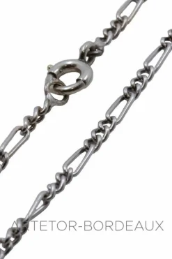 Chaîne maille figaro alternée