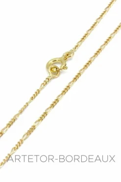Chaîne maille figaro alternée
