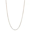 Chaîne maille forçat diamantée or jaune