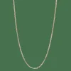 Chaîne maille forçat diamantée