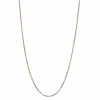 Chaîne maille forçat diamantée