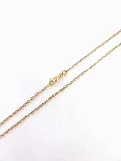 Chaîne maille forçat diamantée