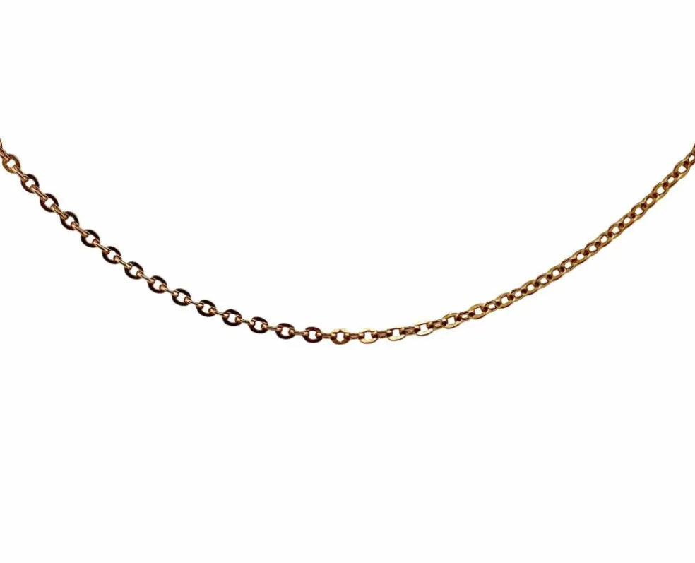 Chaîne maille forçat en or jaune 18 carats