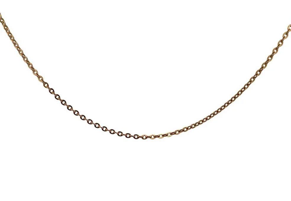 Chaîne maille forçat en or jaune 18 carats