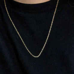 Chaîne Maille Forçat Jaseron or jaune