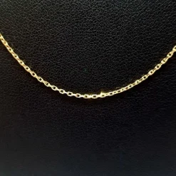 Chaîne maille forçat limée en or jaune