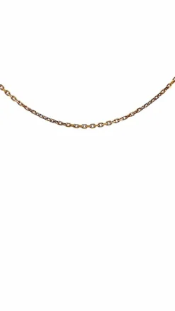 Chaîne maille forçat or jaune 18 carats 60 cm