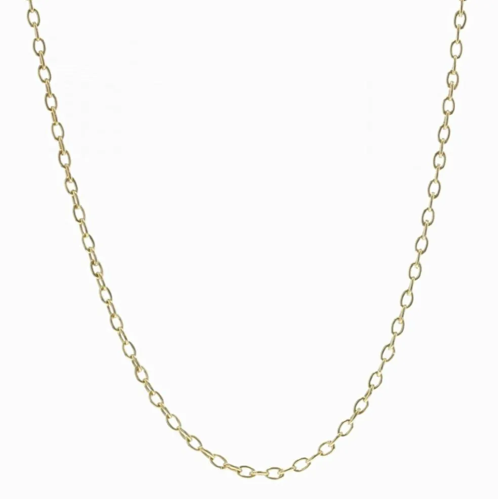 Chaîne maille forçat or jaune