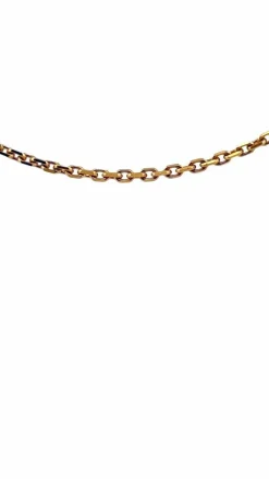 Chaîne maille forçat or jaune 18 carats 60 cm