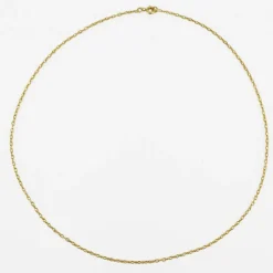 Chaîne maille forçat or jaune
